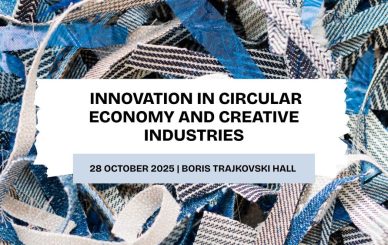 Настан за циркуларна економија и креативни индустрии во Скопје, 28 октомври 2025