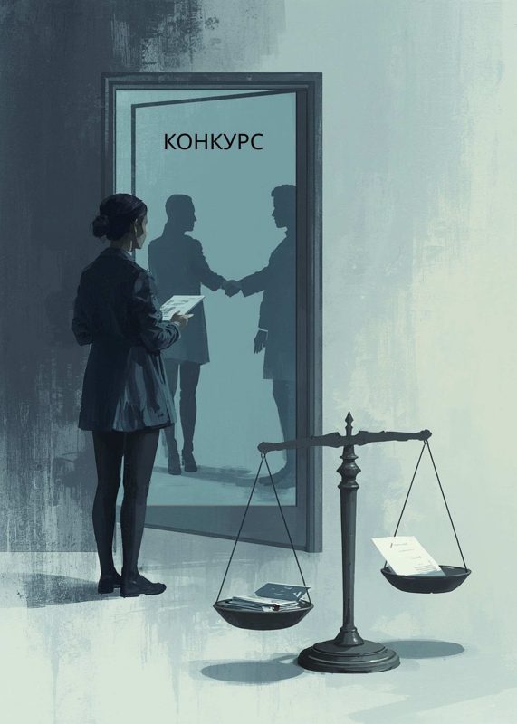 „Зад затворени врати“, Надица Митев, дел од изложбата „Осмели се, инспирирај, промени - онлајн галерија“