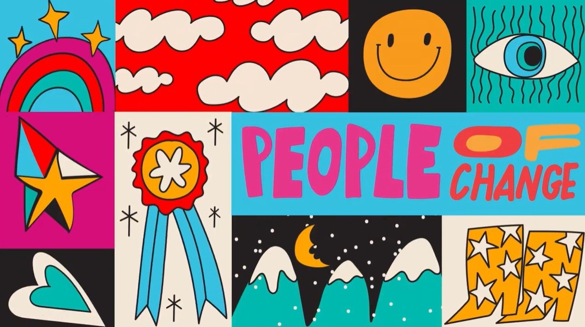 People Of Change Banner - насловна фотографија за серијалот на „Лице в лице“ за луѓе кои движат промена