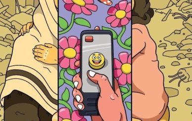 Илустрација на Зоран Свилар за „Лицеулице“ - апокалипса ескапизам.