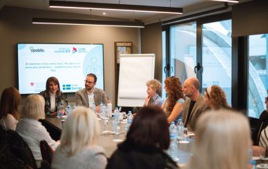 Фотографија од настан за презентирање наоди од истражување за економија - Паблик - економска независност