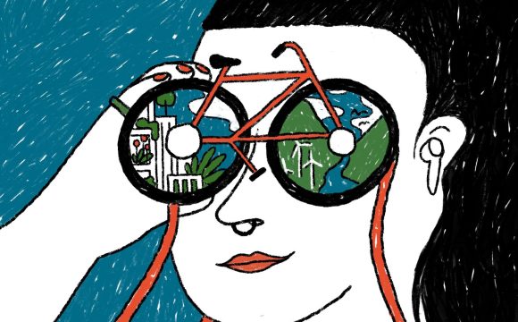 Илустрација на Андреа Бојковска од интерактивна галерија на Лице в лице